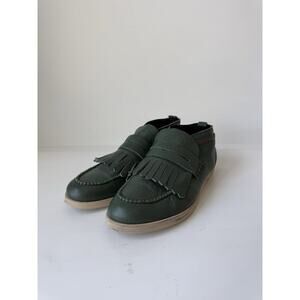 BEATRIZ FUREST RAVISSANTES Penny MOCASSINS Green Women Size 10 EU 41